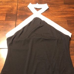 Black and white bodysuit